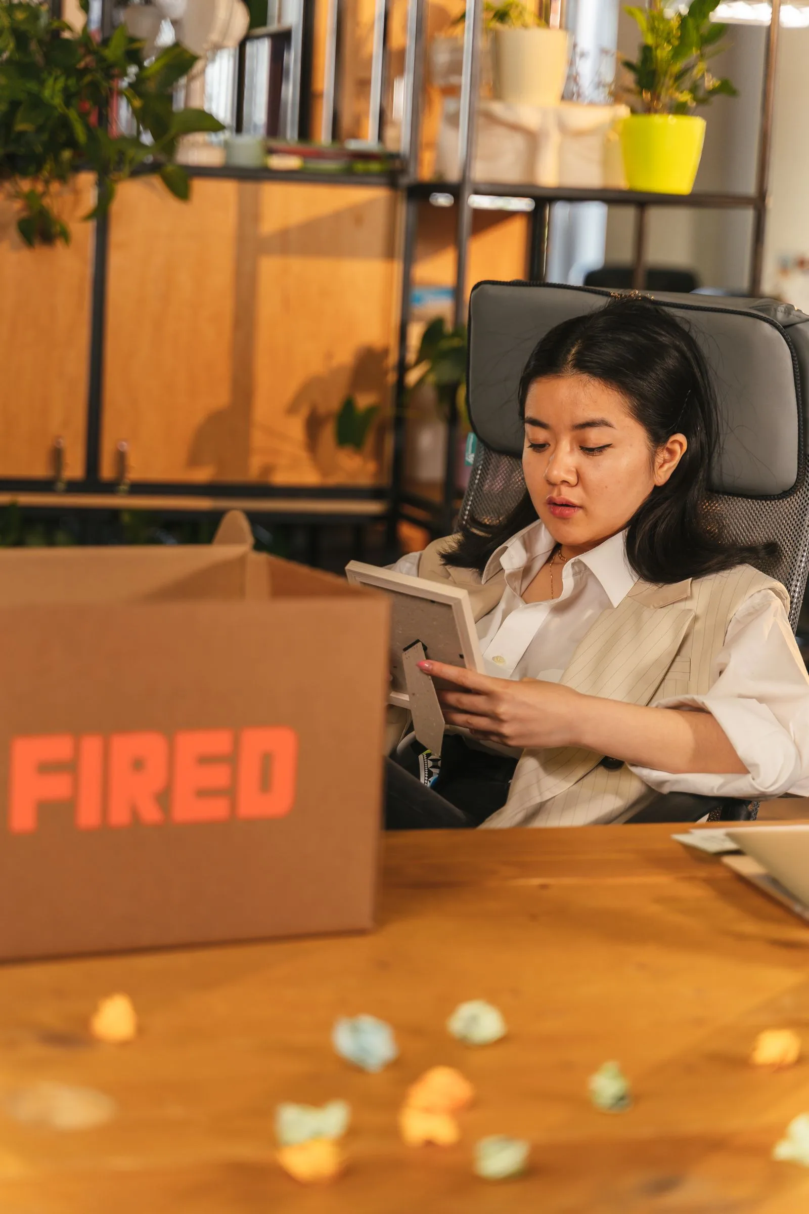 Professional feeling stressed while reviewing job applications